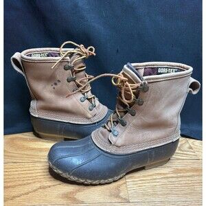 LL Bean Boots 8” GORE-TEX Thinsulate Insulated Leather Duck Boots Men’s 7 M